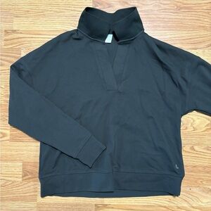 Lole Charcoal High-Collar Sweatshirt